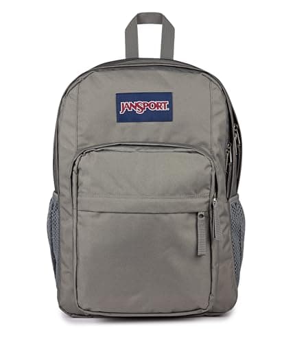 Image of JANSPORT Big Day Pack Large Backpack, 15 Inch Laptop Compartment, 43.5 x 19 x 32.5 cm, Graphite Grey, Grey