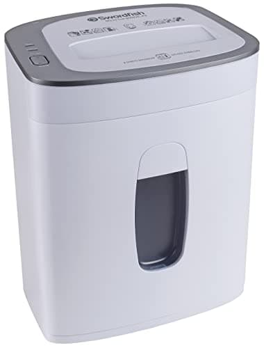 Image of SWORDFISH 800XXC-P4 Micro Cut High Security Paper/Document Shredder [40388], White