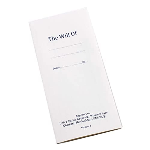 Image of Esposti Last Will and Testament Forms - Revised Latest Edition