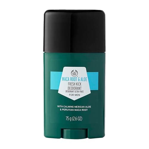 Image of The Body Shop Maca Root & Aloe Fresh Kick Deodorant for Men - Feel and smell your freshest with our Maca Root & Aloe Fresh Kick Deodorant.