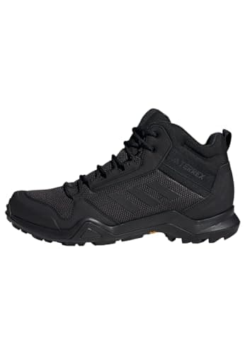 Image of adidas Men's Terrex AX3 Mid Gore-TEX Hiking Shoes, Core Black/Core Black, 8.5 UK