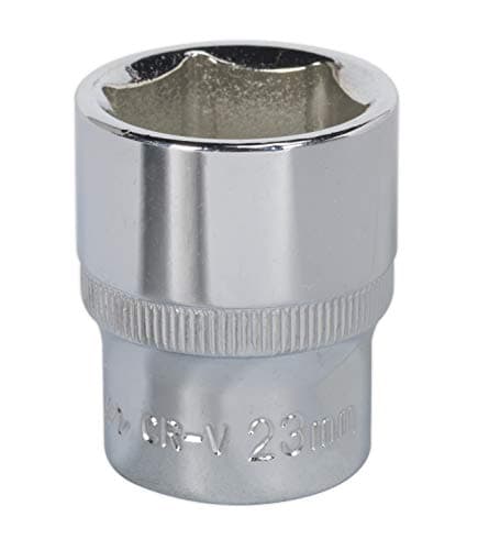 Image of Sealey Sp1223 Walldrive Socket 23Mm 1/2Sq Drive Fully Polished