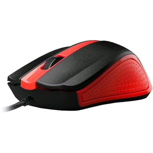 Image of Gembird WM-01 - mice (USB, Black, Red, Cable, Universal, Optical, Wheel)