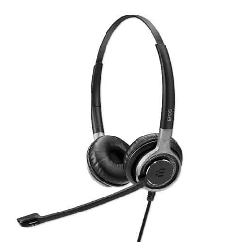 Image of EPOS Impact SC 665 USB - Professional Double-Sided Headset with 3.5mm Jack and Detachable USB Cable, Microsoft Teams Certified