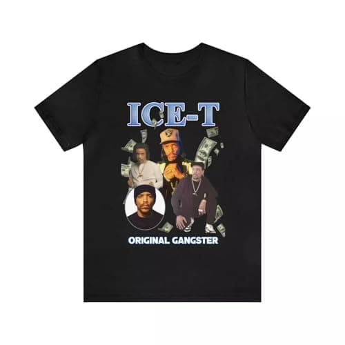 Image of ICE-T (Gangster) TEE Shirt Black M