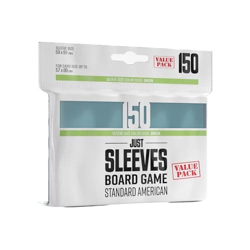 Image of Gamegenic | Just Sleeves - Standard American Value Pack (150 Sleeves) | Board Game Accessory