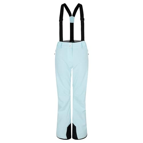 Image of Dare 2b Womens Effused II Waterproof Breathable Ski Pants in Stretchable Scrim Lined Fabric & Adjustable Hem & Waist- Perfect for Outdoor Winterwear & Snow Sports
