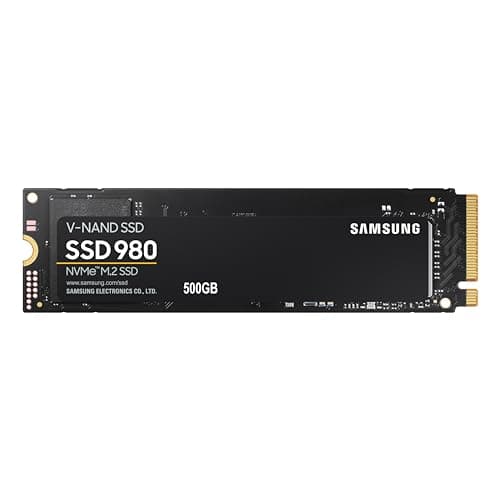 Image of Samsung 980 500 GB PCIe 3.0 (up to 3500mbs) NVMe M.2 Internal Solid State Drive (SSD) (MZ-V8V500BW)