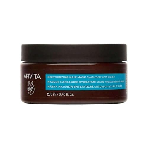 Image of Apivita Moisturizing Hair Mask with Aloe and Hyaluronic Acid 200ml