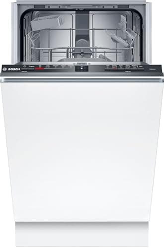 Image of Bosch Series 2 SPV2HKX02G Fully Integrated Slimline Dishwasher - Black Control Panel - B Rated