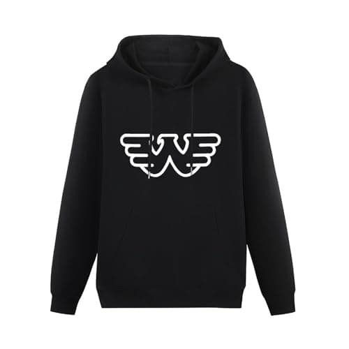 Image of BARLOTUS Waylon Jennings Men's Hoodies Graphic Pullover Sweatshirts Unisex Black Printed Hooded S