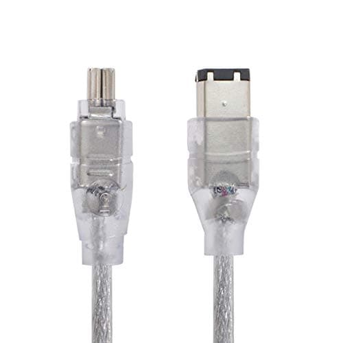 Image of xiwai 1394 6 Pin to Firewire 400 IEEE 1394 4 Pin iLink Male Adapter Cable for Camera Camcorder