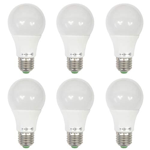 Image of GRV E27 5W SMD LED AC12V/DC12V-24V Light Bulb 40W Incandescent Replacement for Solar System, RV, Camper, Boat, Interior Low Voltage Lighting Cool White Pack of 6 (Non-Household Lighting)