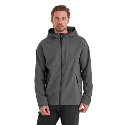 Image of TOG24 Brigsteer Men's Waterproof Jacket. Waterproof, Windproof And Breathable For Optimum Performance In The Outdoors. Mens Jacket Featuring Ripstop Fabric And DWR Coating. Make It Part Of Your Kit.