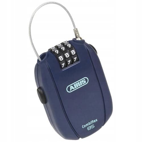 Image of ABUS Combiflex cable lock - lock for securing skis, helmets, pushchairs and luggage - various lengths and strengths