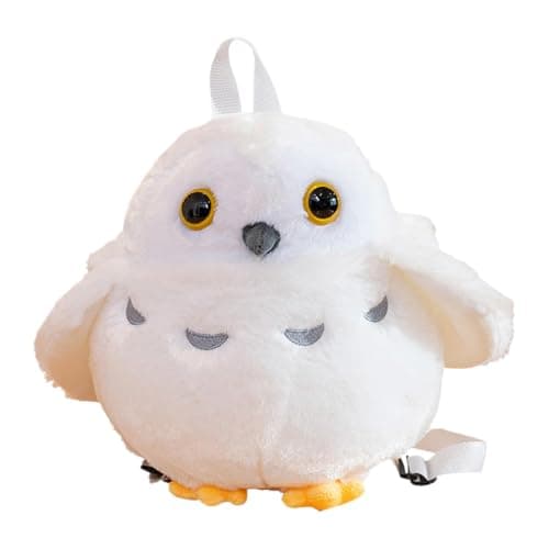 Image of Luxury Animal Backpack - Plush Cartoon Doll | Owl Light Backpack for | Kids Backpack for Boys and Girls | Cute Luxury Animal Backpack Her