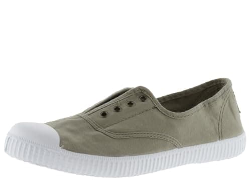 Image of Victoria Tennis 1915 English DREC & Elastic Dyed Canvas, Aloe, 7 UK