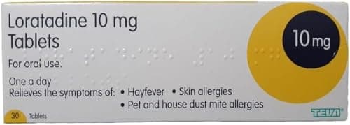 Image of 6 Months Supply Loratadine Hayfever & Allergy Relief 10mg Tablets (30x6) GSL