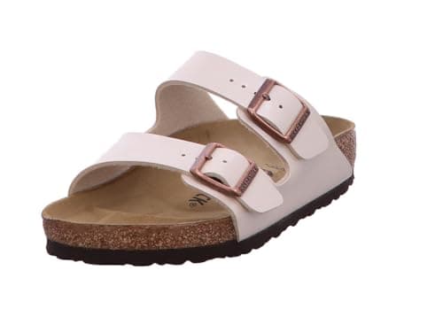 Image of Birkenstock Arizona Sandal Graceful Pearl White Birko-Flor