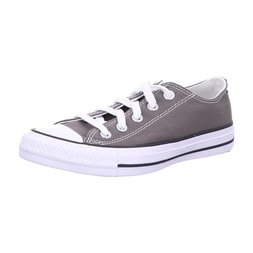 Image of Converse Unisex Chuck Taylor All Star Seasonal Ox' Low-Top Sneakers, Charcoal, 5.5 UK