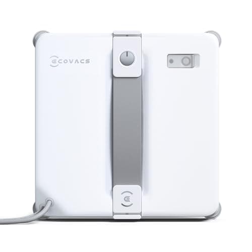 Image of ECOVACS WINBOT Mini Gen 2 Robotic Window Cleaner Robot,Ultra-Slim 55mm,WIN-SLAM 4.0 Navigation,10-Tier Safety, Edge Cleaning,Ultrasonic Spray,App Control for Home Glass Cleaning