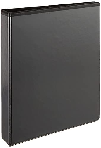 Image of Esselte Essentials Presentation Binder, PVC, 3 cm Ring Diameter, 49717 - A4, Black