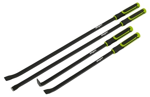 Image of Siegen by Sealey Heavy-Duty Pry Bar Set with Hammer Cap 4pc - S01193