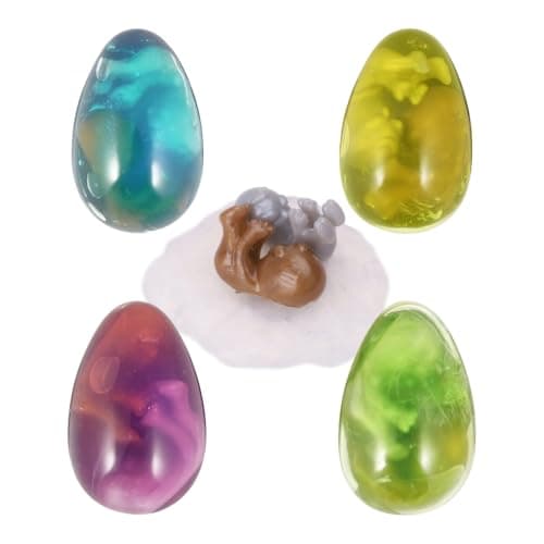 Image of eMKay® Alien Egg with Twin Babies | Surprise Squishy Aliens in Gooey Slime | Party Bag Filler, Sensory Toy, Novelty Gift for Kids | 8.5cm Space Egg Toy for Boys & Girls