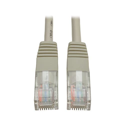 Image of Tripp Lite 15.24 m Cat5e / Cat5 350 MHz Snagless Molded UTP Patch Cable RJ45 M/M Grey (N002-050-GY)