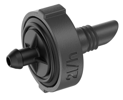 Image of Gardena Micro-Drip-System Inline Drip Head 2 l/h, pressure-equalising: Endline drip heads for single plants with different pot heights, constant water supply at 0.5 to 4 bar (13302-20)