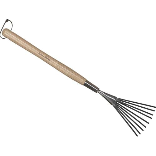 Image of Kent and Stowe Stainless Steel Border Hand Shrub Rake FSC-100percent