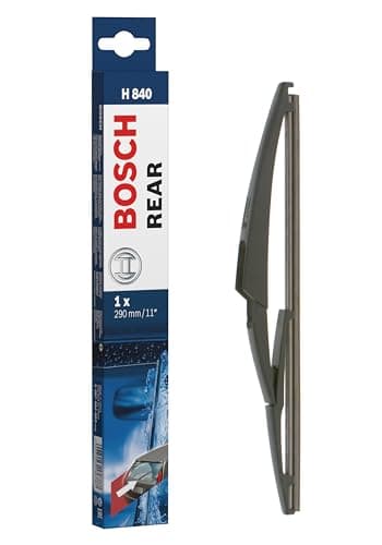 Image of Bosch Rear Wiper H 840 - Excellent Cleaning Performance - Replacement Blade for Back Windscreen - 1 Blade, 290mm
