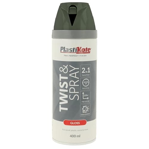 Image of Plasti-kote 21101 400ml Premium Gloss - Medium Grey