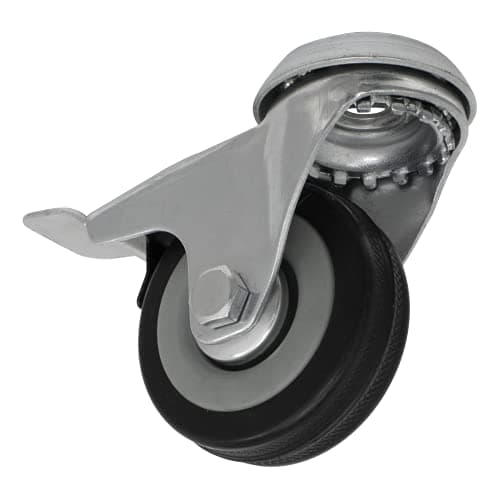 Image of Sealey SCW150SBL Ø50mm Castor Wheel Bolt Hole Swivel with Brake
