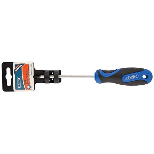 Image of Draper TX-STAR T20 Security Screwdriver | Soft Grip Hand Tools | Tamperproof Vanadium Steel Blade | Sand Blasted Finish Tip | 34266
