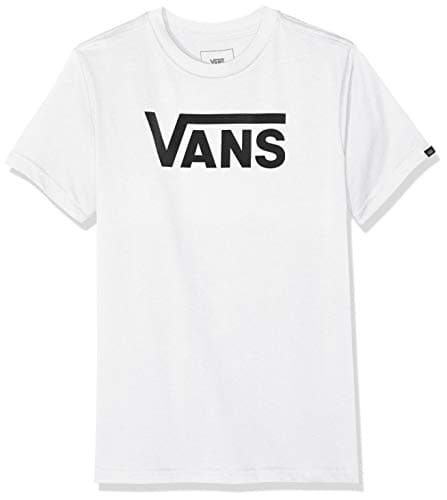 Image of Vans Baby Boys Classic Kids Crew Neck Short Sleeve T - Shirt, White (White-Black YB2), 3-4 Years (Manufacturer Size: 3)