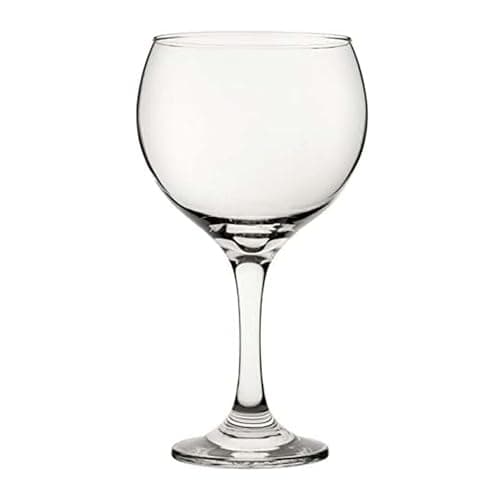 Image of We Can Source It Ltd - Large Stemmed Gin Glasses 645 ml/23 oz Clear Glass with Balloon Shape – Reusable and Cocktail Wine Glasses for Home Parties and Entertaining – Stylish and Durable - Set of 4