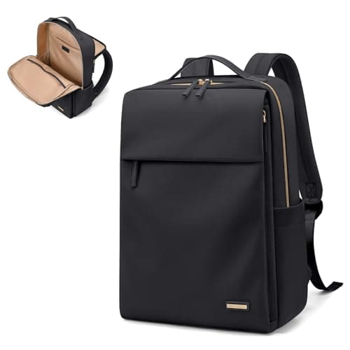 Image of GOLF SUPAGS Travel Computers Backpack for Women Airline Approved for Work College Travel Multi-Functional Casual Daypack Teacher Nurse Bags Fits 15.6 Inch Notebook (Black)