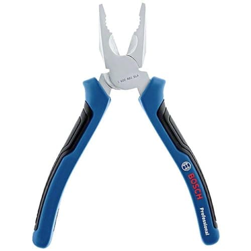Image of Bosch Professional 180 mm combination pliers (chrome vanadium steel, rubber-coated gripping surface)