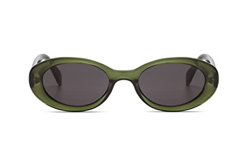 Image of KOMONO Ana Fern Unisex Oval Bio Nylon G850 Sunglasses for Men and Women with UV Protection and Scratch-Resistant Lenses