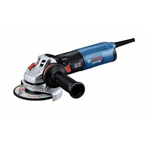 Image of Bosch Professional Angle Grinder GWS 14-125 S (with Auxiliary Handle, Protective Cover, Protective Cover for Cutting, Lug Wrench, clamp Flange, Clamping nut)