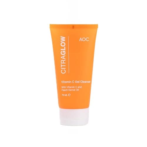 Image of Vitamin C Gel Cleanser | Vitamin C and Peach Kernel Oil for Brighter Skin | Creamy Soft Texture Cleanses Away Makeup and Impurities | Citraglow by AOC