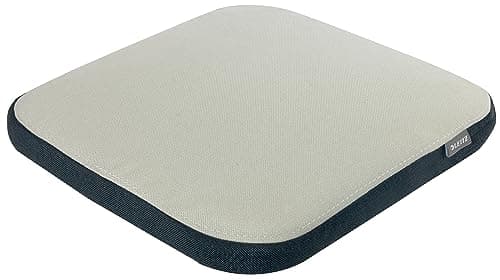 Image of Leitz Ergo Active Wobble Cushion, Ergonomic Seat Cushion, Square Seat Pad for Improved Ergonomics, Seat Cushion for Office Chair with Light Grey Cover, 65400085