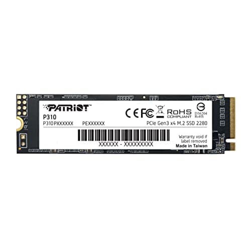 Image of Patriot P310 480GB Internal SSD - NVMe PCIe M.2 Gen3 x 4 - Low-Power Consumption Solid State Drive - P310P480GM28