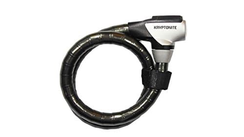 Image of Kryptonite 3500463 Kryptoflex 2010 Armored Key Cable Locks, 100 cm, Black