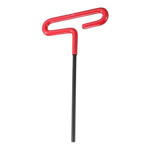 Image of sourcing map T Handle Hex Key Wrench 3/16" SAE Long T-Key Hexagon Wrenches Spanner Repair Tool with Cushion Grip