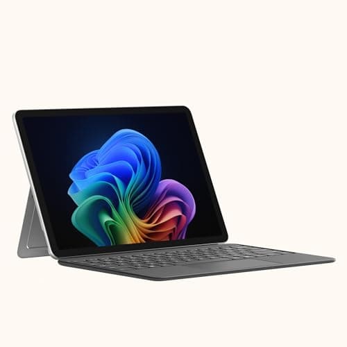 Image of Microsoft Surface Pro Including Keyboard | Copilot+ PC | 12” LCD Touchscreen | Snapdragon® X Plus | 16GB Memory | 256GB SSD | Latest Model, 1st Edition | Platinum