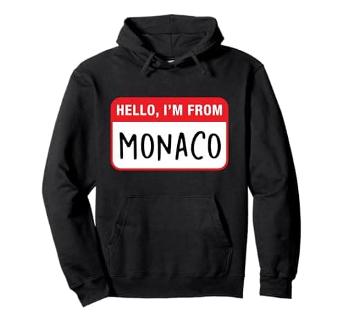 Image of Hello, I'm From Monaco Pullover Hoodie