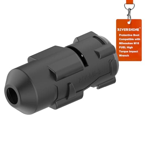 Image of Rivershine 49-16-2767 High Torque Impact Wrench Rubber Protective Boot Compatible with Milwaukee M18 FUEL 1/2 High Torque Impact Wrench (2767-20)~(2863-20)(1 PACK)
