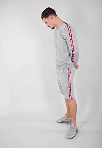Image of Alpha Industries Men's RBF Tape Jogger Short, Grey Heather, L